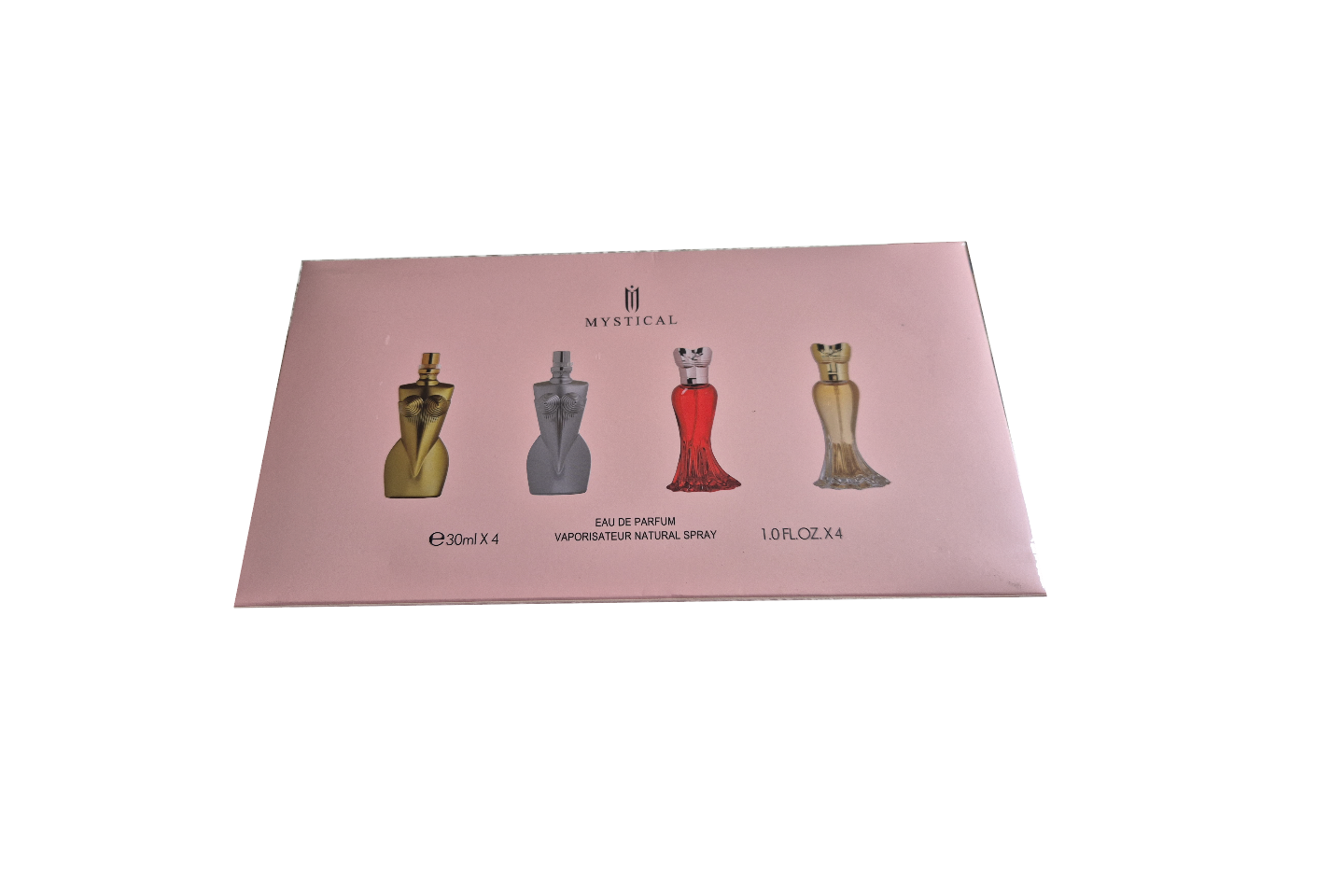 Mystical Premium Pink Gift Perfume Set for Her – 30 ml x 4